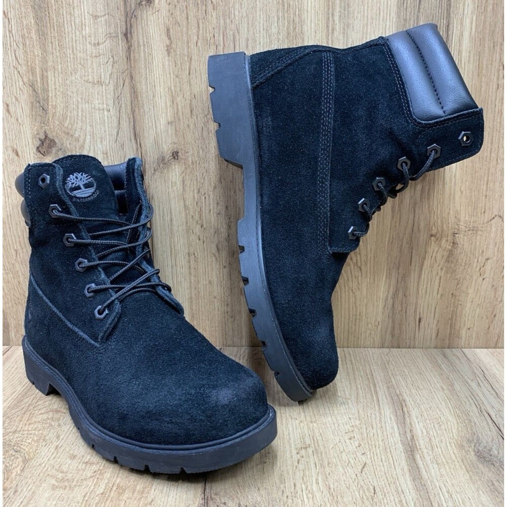 Timberland Women’s 6” Boots Size 10 Black Suede PrimaLoft 400g A1TXX